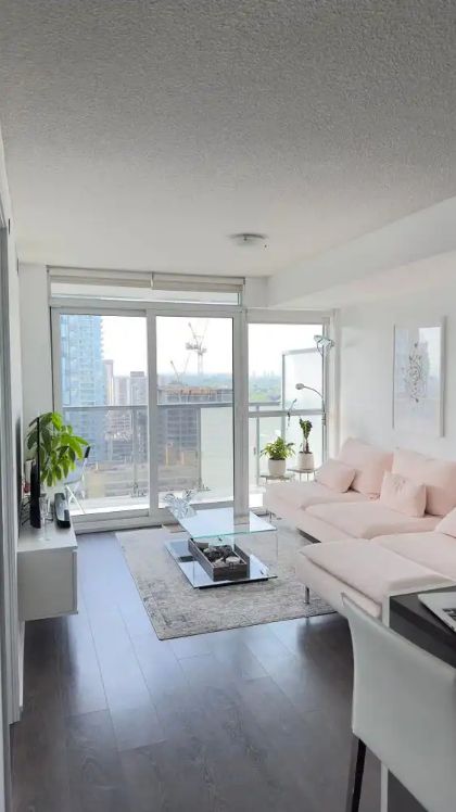 Modern Furnished 1BR Condo with Office Space & Private Balcony at Yonge & Eglinton